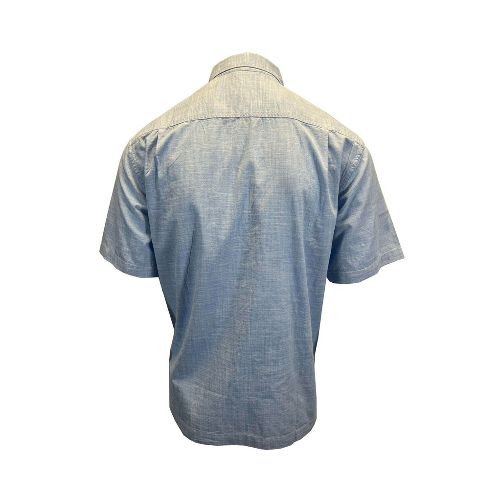 Tommy Bahama Men's Big Sky Blue Shirt Button Up Short Sleeve (S09)