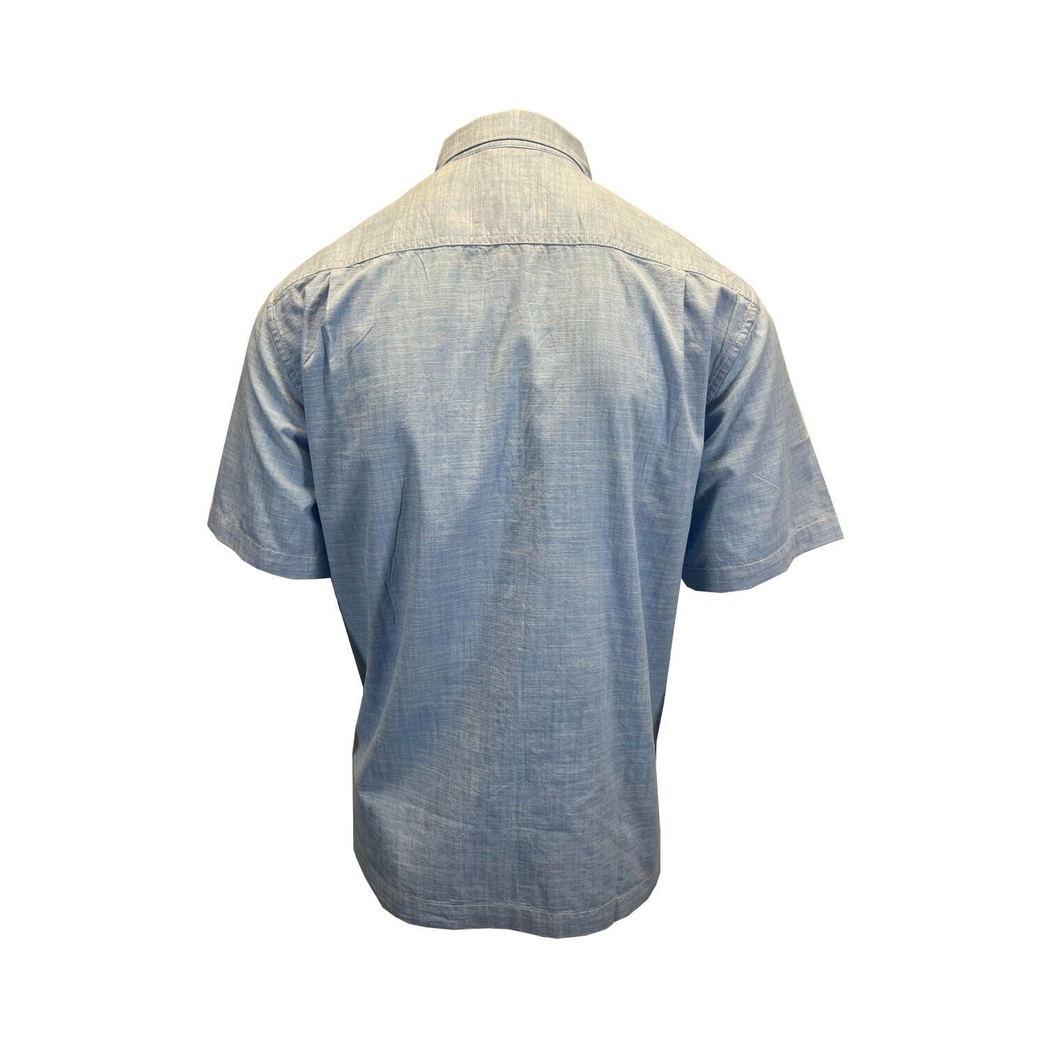 Tommy Bahama Men's Big Sky Blue Shirt Button Up Short Sleeve (S09)