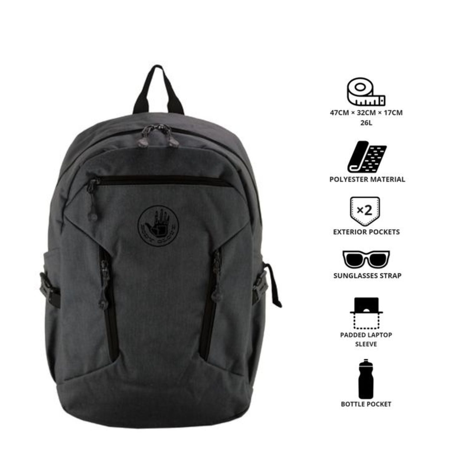 Body Glove Edgemere Backpack - Black (S07)