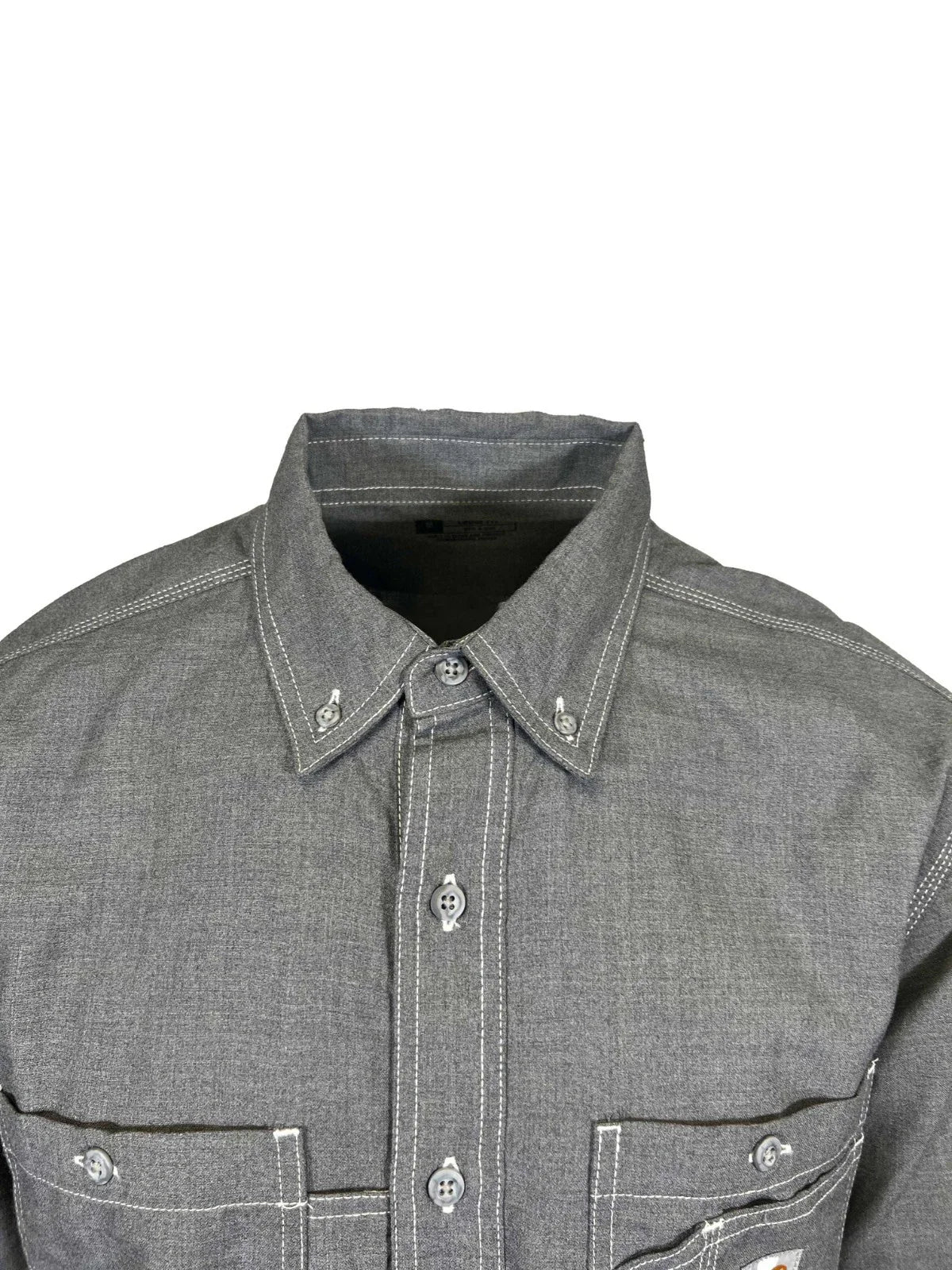Carhartt FR Men's Grey Shirt Flame Resistant Long Sleeve Lightweight (S01)