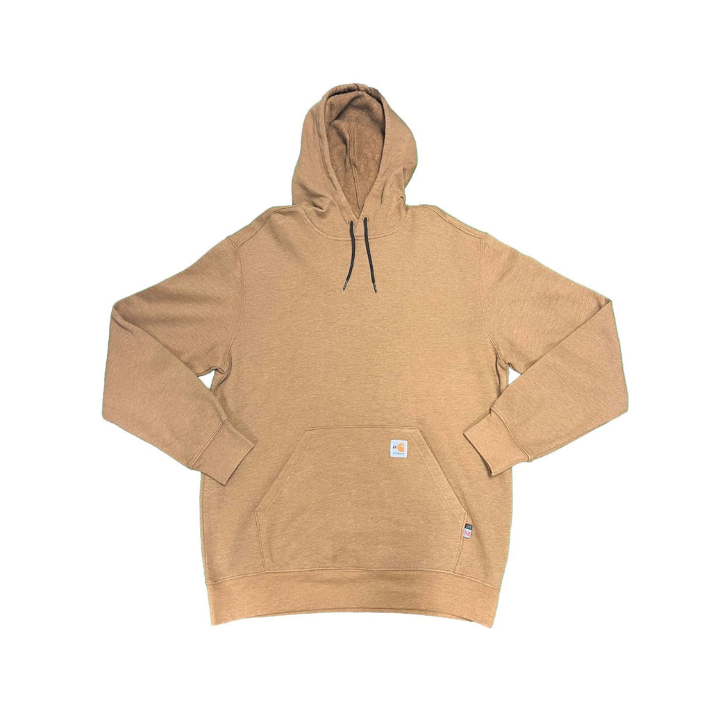 Carhartt FR Men's Brown Sweatshirt Force Midweight Hooded Pullover (S45)