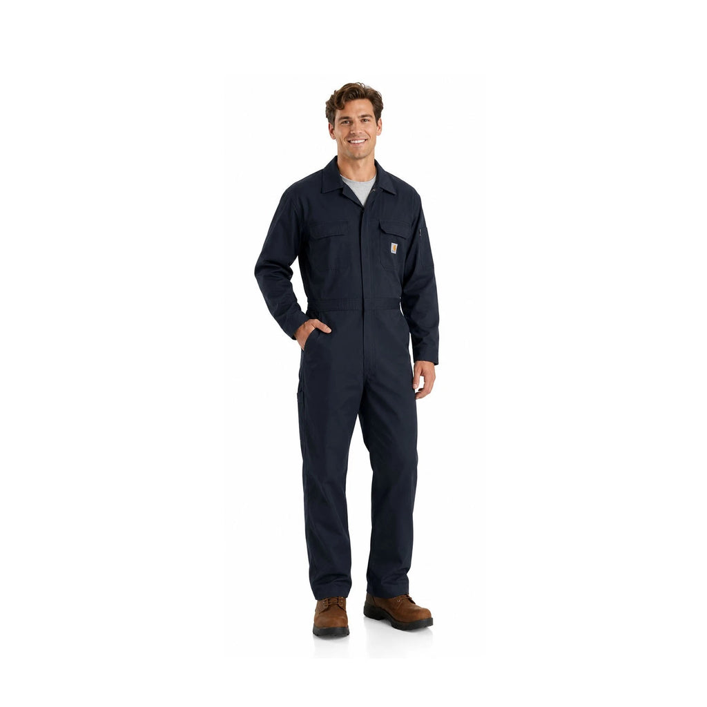 Carhartt FR Men's Navy Loose Fit Flame Resistant Twill Coverall (S02)