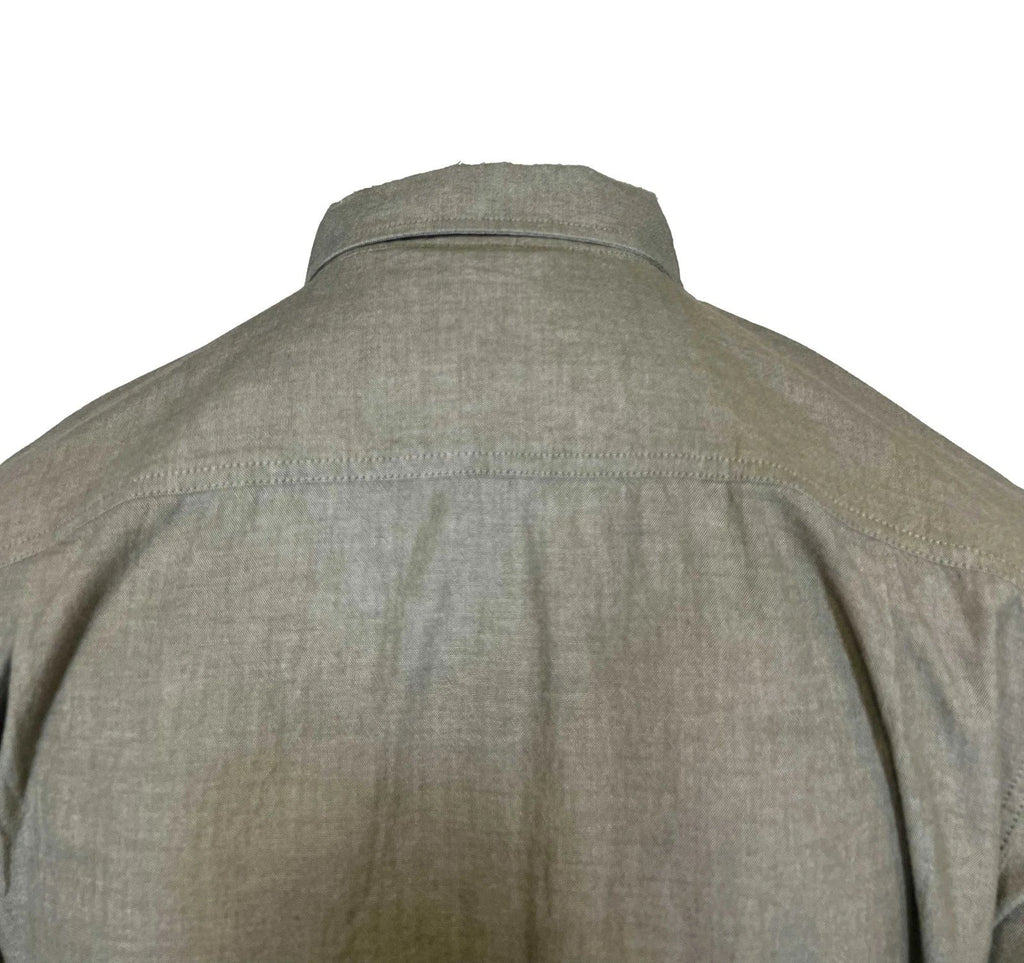Carhartt Men's Dusty Olive Chambray Shirt Loose Fit Midweight S/S (354)