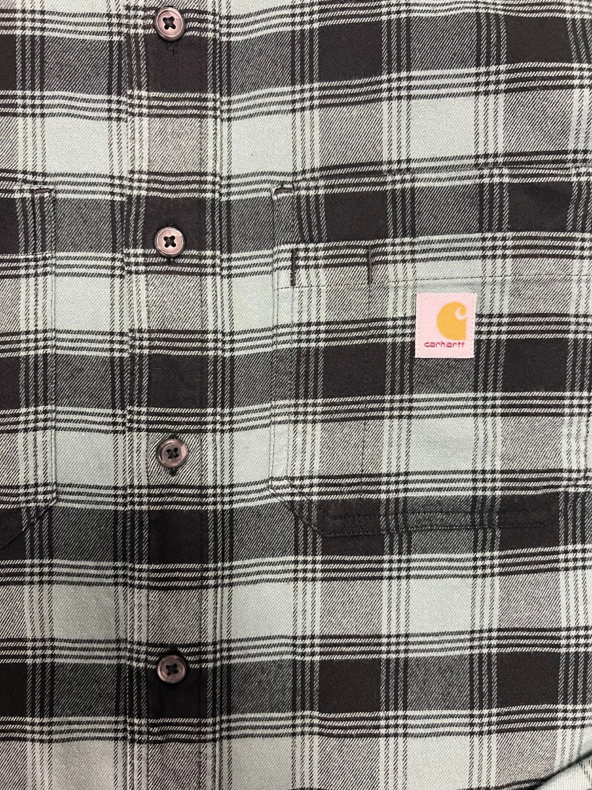 Carhartt Men's Sean Pine Shirt Plaid Rugged Flex Relaxed Fit Flannel L/S (S359)