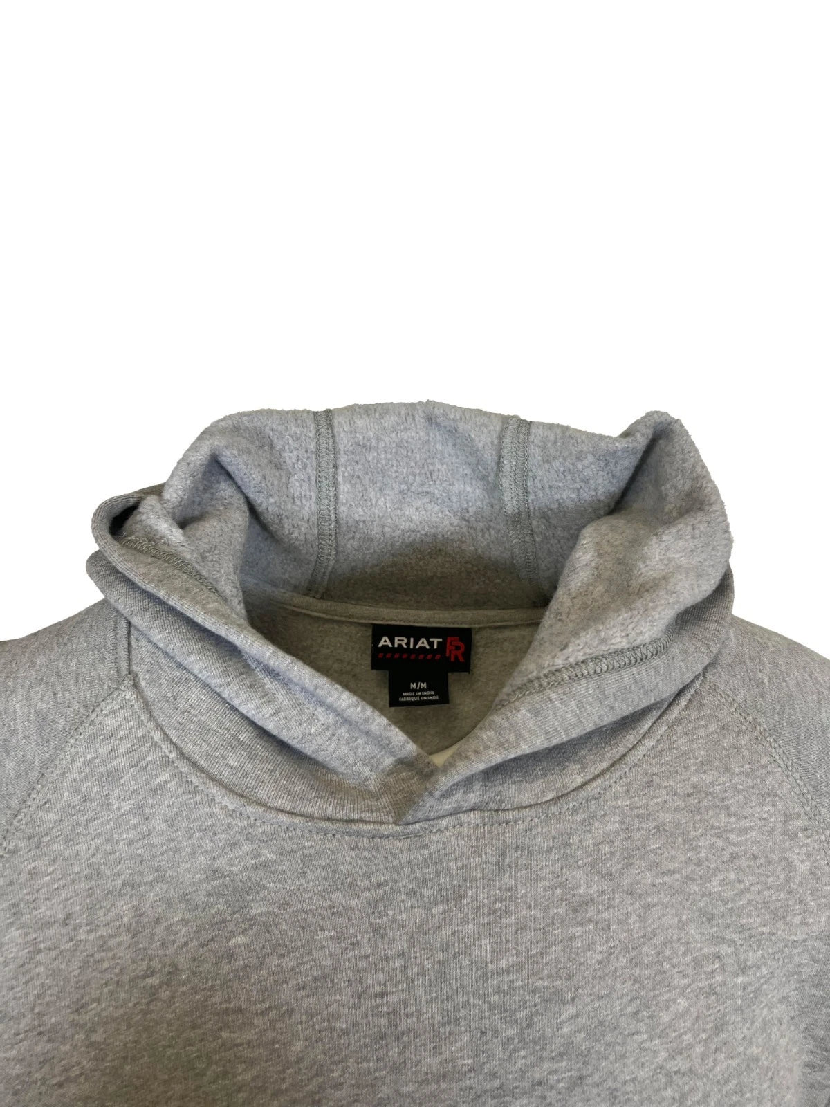 Ariat FR Men's Silver Fox Heather Pullover Hoodie Long Sleeve (S71)