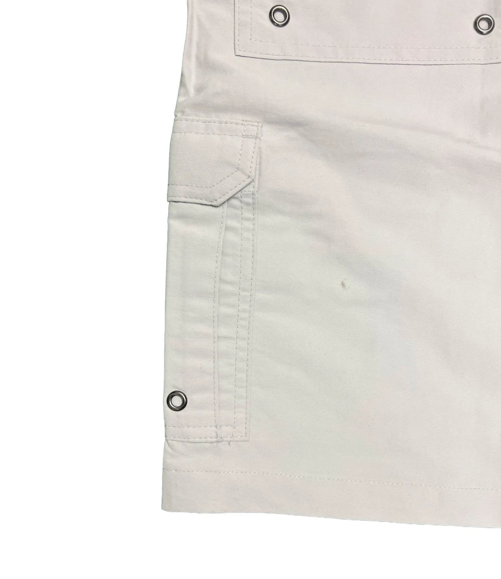Bimini Bay Outfitters Men's Glacier White Short Boca Grande II Fishing (S02)