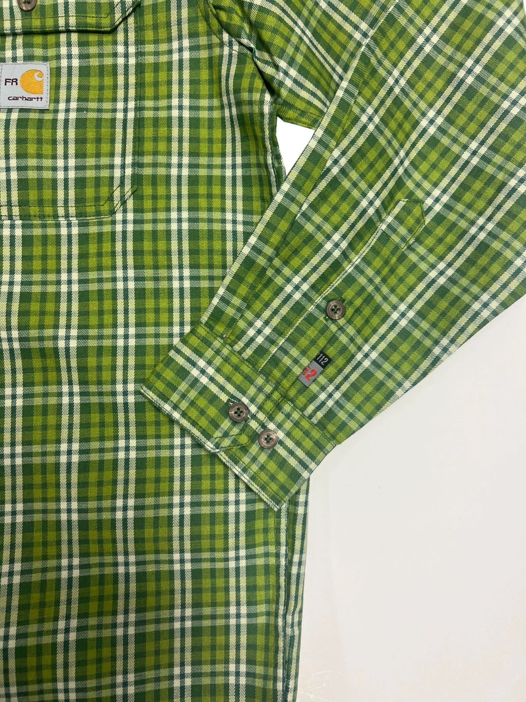 Carhartt FR Men's Chive Shirt Rugged Flex Loose Fit Twill Plaid L/S (S363)