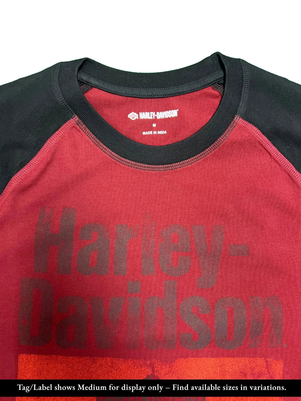 HD Branded  Men's T-Shirt Colorblock Raglan Sleeve Graphic Tee (S116)
