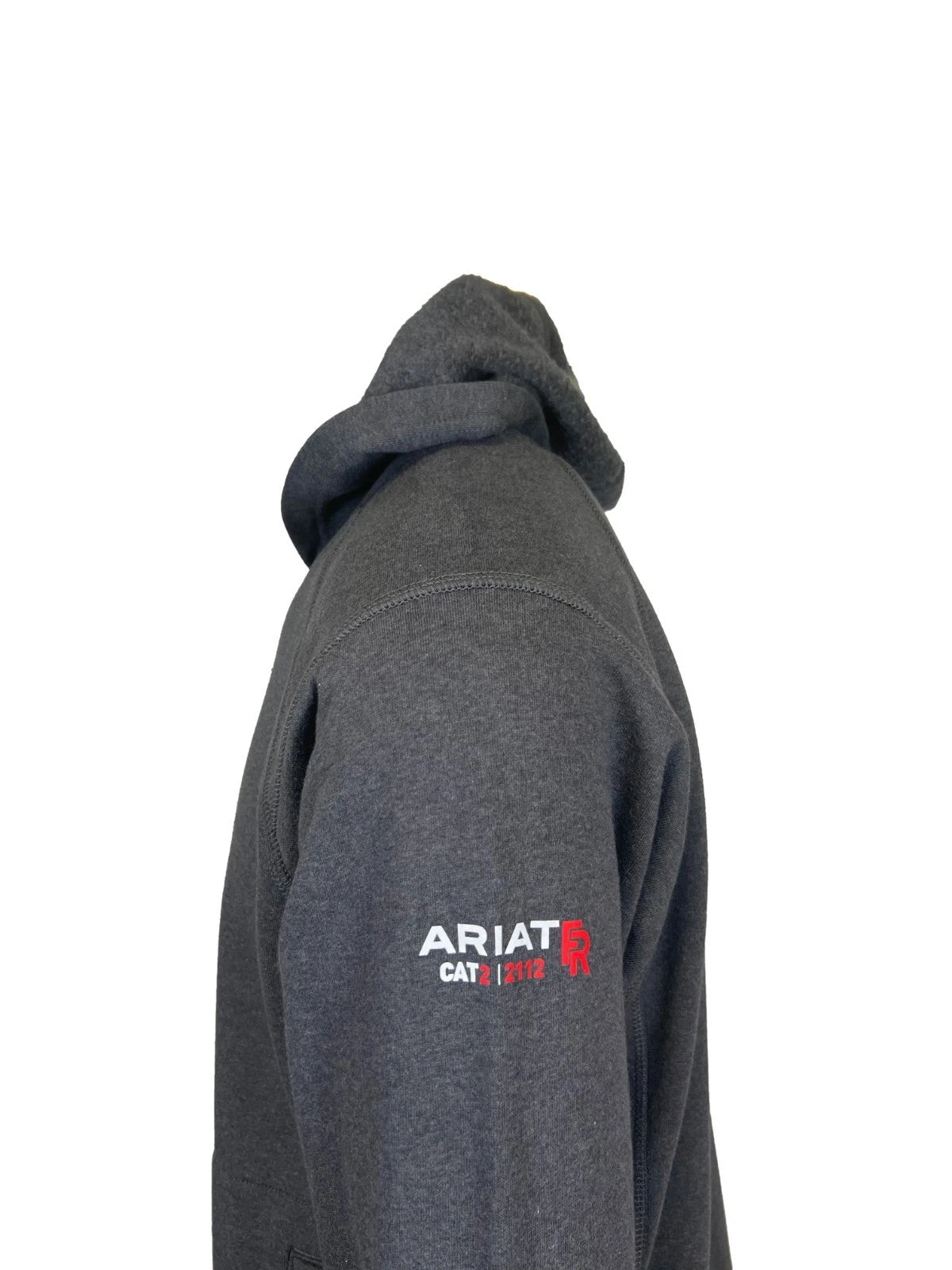 Ariat FR Men's Charcoal Heather Pullover Hoodie Long Sleeve (S72)