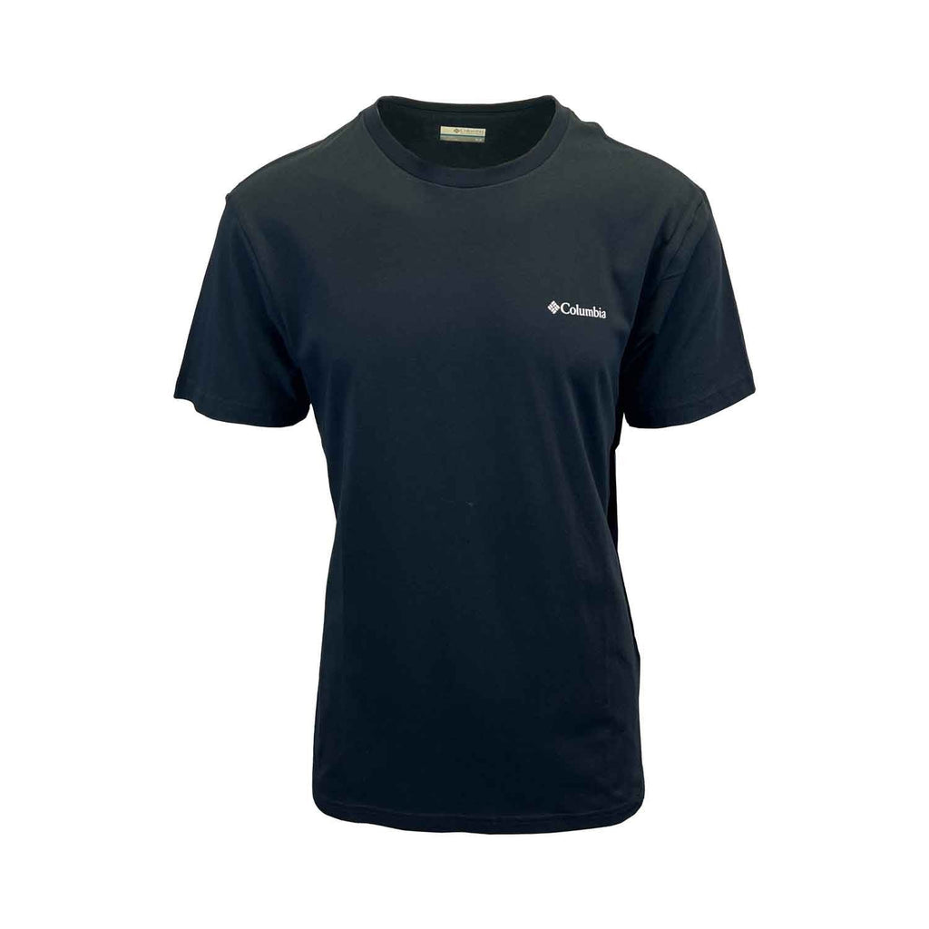Columbia Men's Black T-Shirt CSC Basic Logo Everyday Wear S/S (S01)