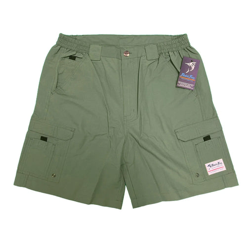 Bimini Bay Outfitters Men's Green Short Boca Grande II Fishing (S09)