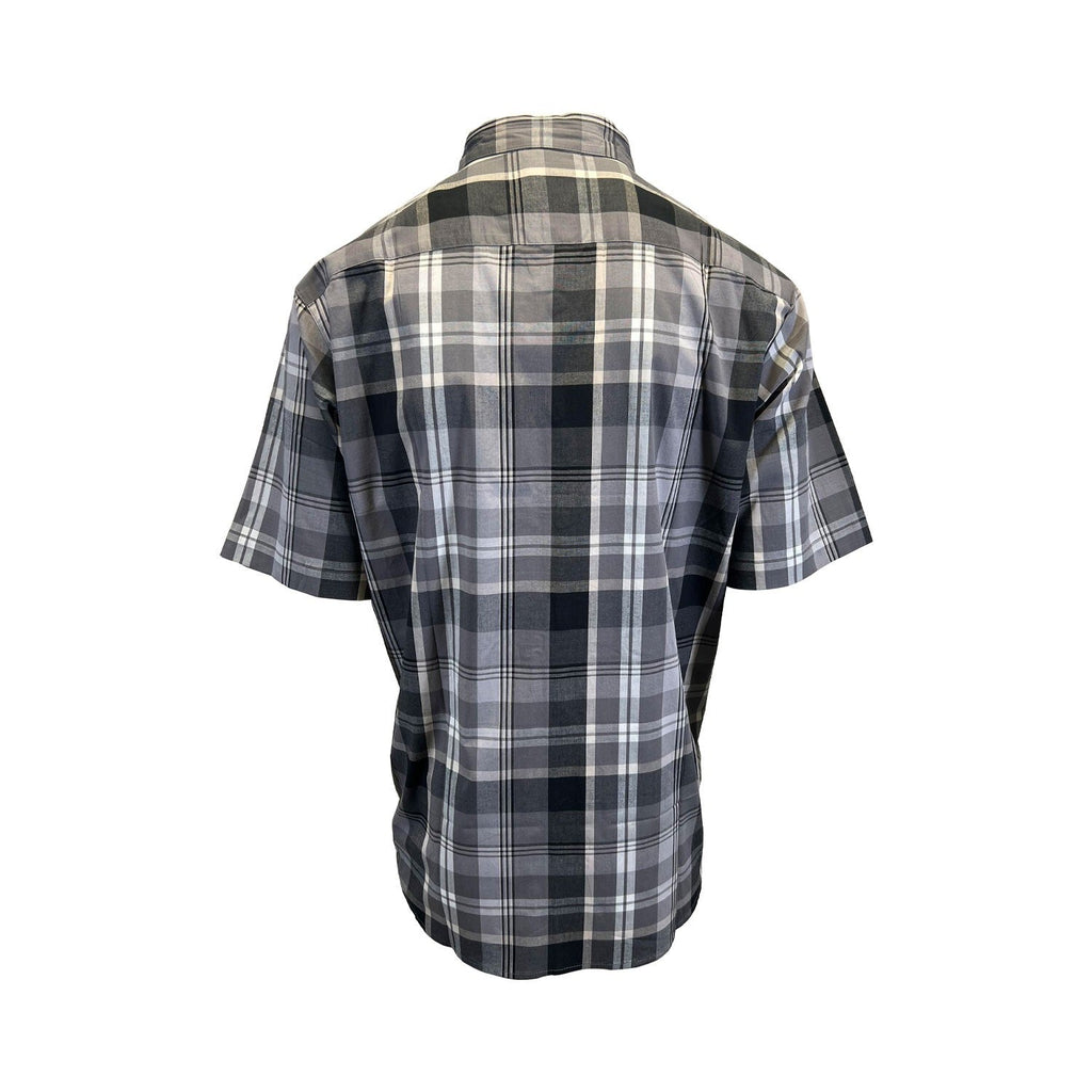 Columbia Men's Flint Grey Multi Plaid Rapid Rivers II S/S Shirt (026)