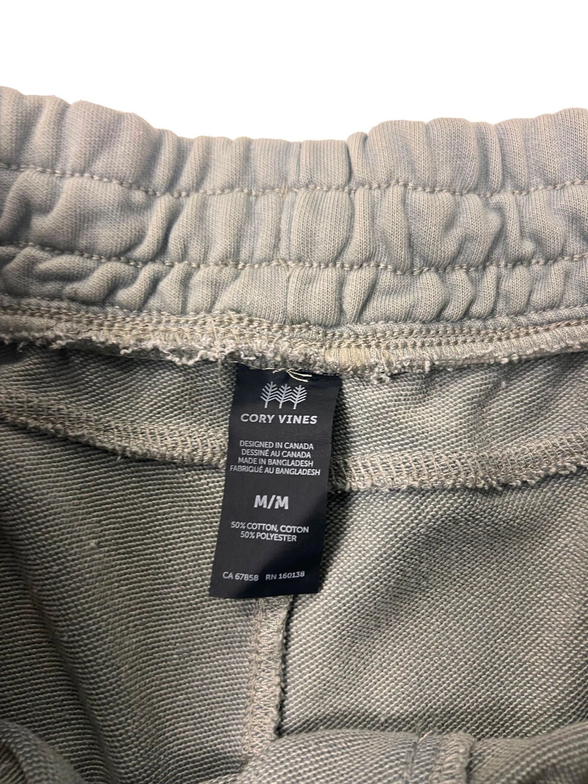 Croy Vines Men's Olive Joggers - Drawstring Elastic Waist Pants - 2 Pack (S01)
