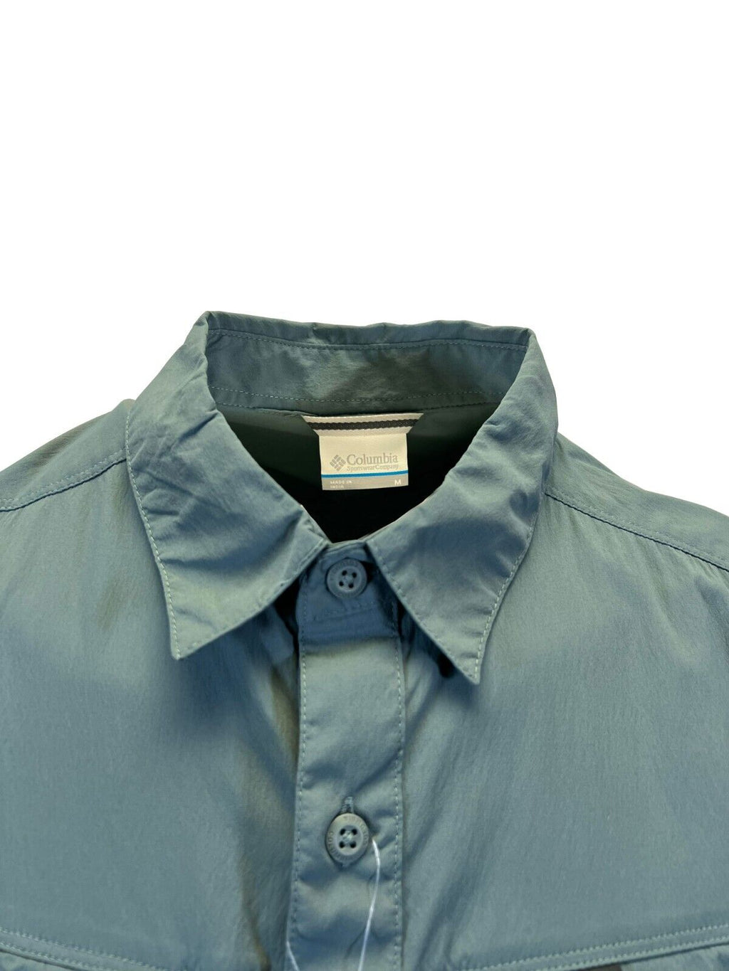 Columbia Men's Thyme Green Shirt Yoncalla FS Short Sleeve (346)