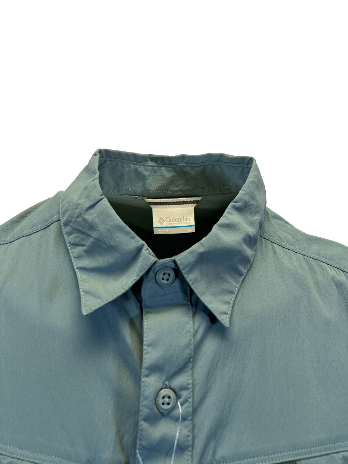 Columbia Men's Thyme Green Shirt Yoncalla FS Short Sleeve (346)