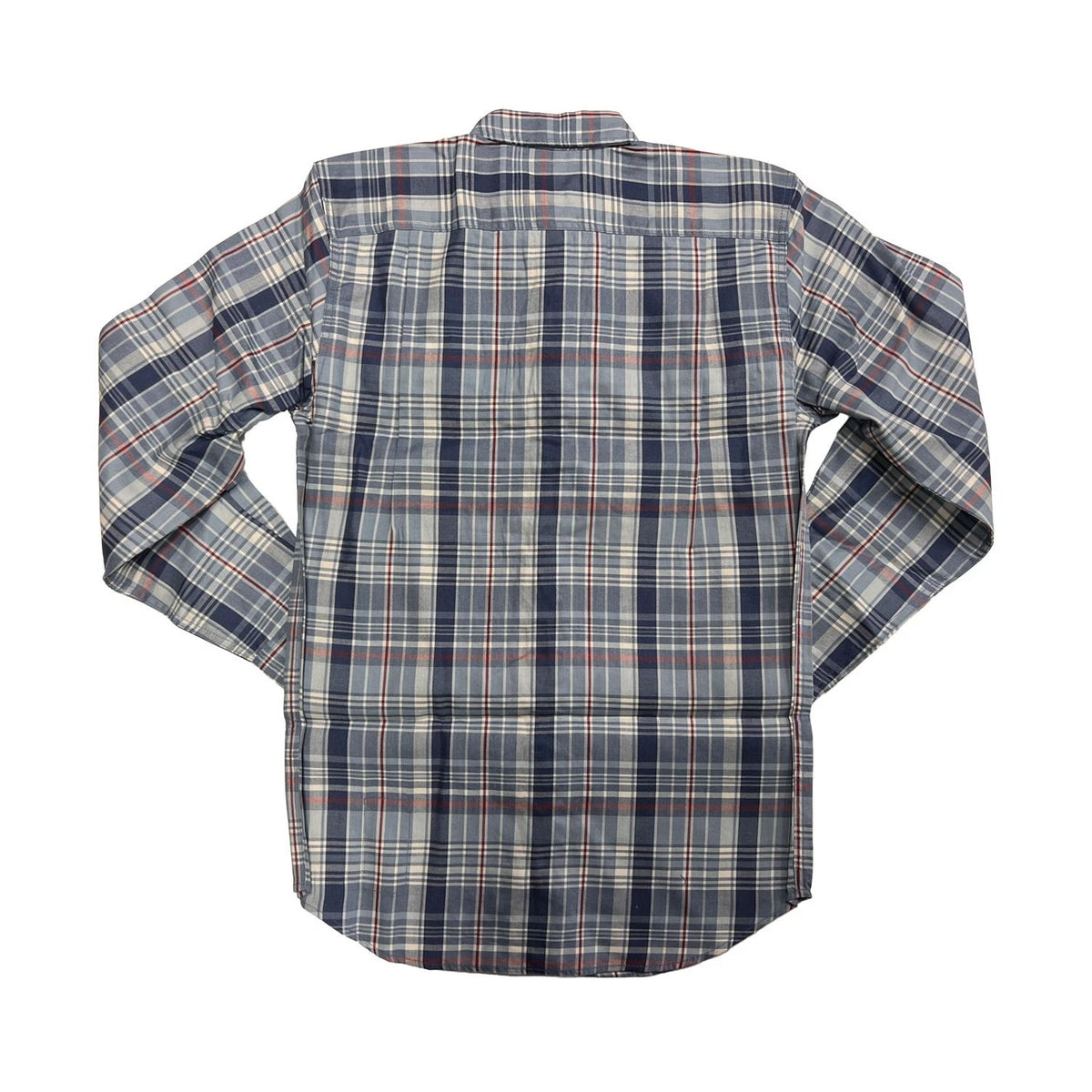 Carhartt FR Men's Slate Blue Plaid Shirt -Rugged Flex Work Wear L/S CAT 2 (S371)
