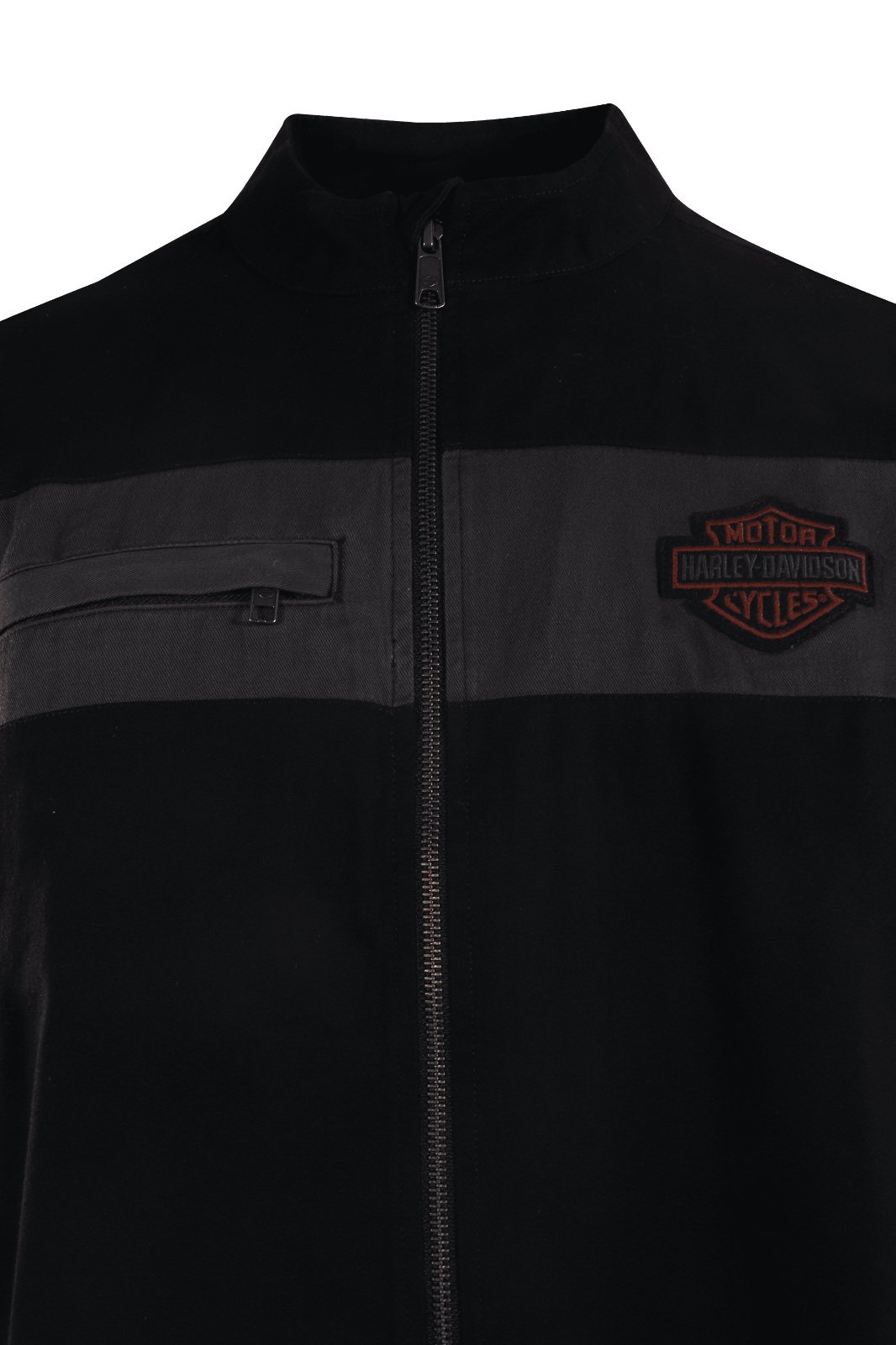 HD Branded Men's Jacket Copper Block Canvas Semi Mock Neck (S03)