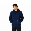Carhartt FR Men's Navy Sweatshirt Midweight Hooded Pullover (S44)