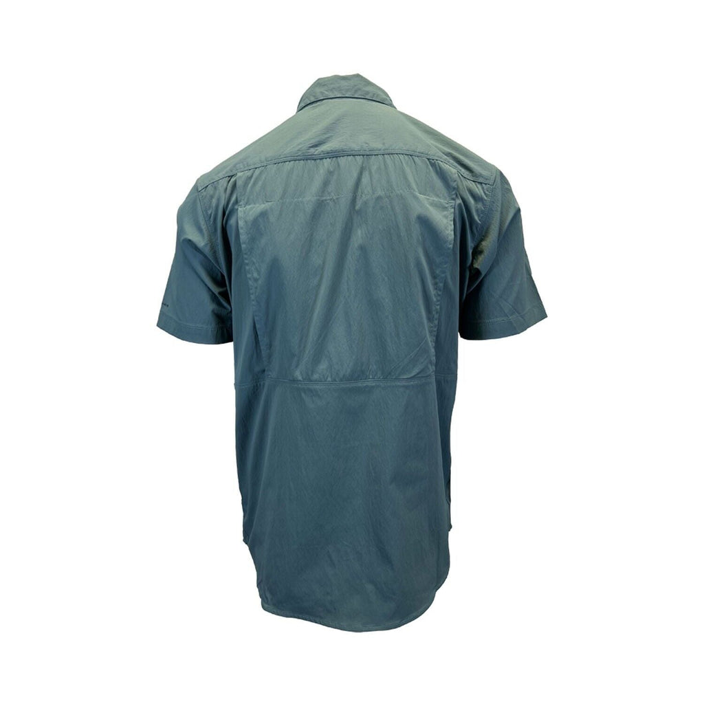 Columbia Men's Thyme Green Shirt Yoncalla FS Short Sleeve (346)