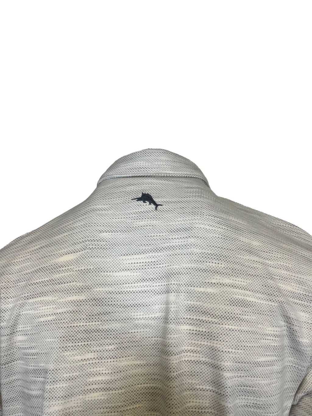 Tommy Bahama Men's Coal T-Shirt Ocean Sails Knit Polo 3 Buttons S/S Tee (S61)