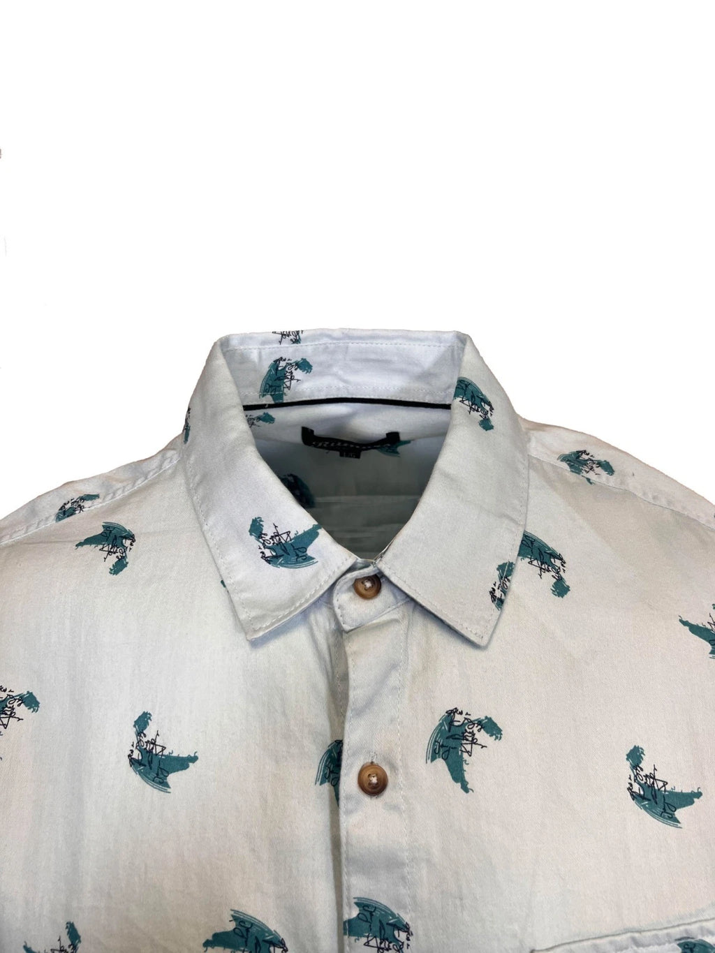 Rumors Men's Printed Shirt - Blue Tonal & Purple Striped 2 Pack S/S (S04 + S05)
