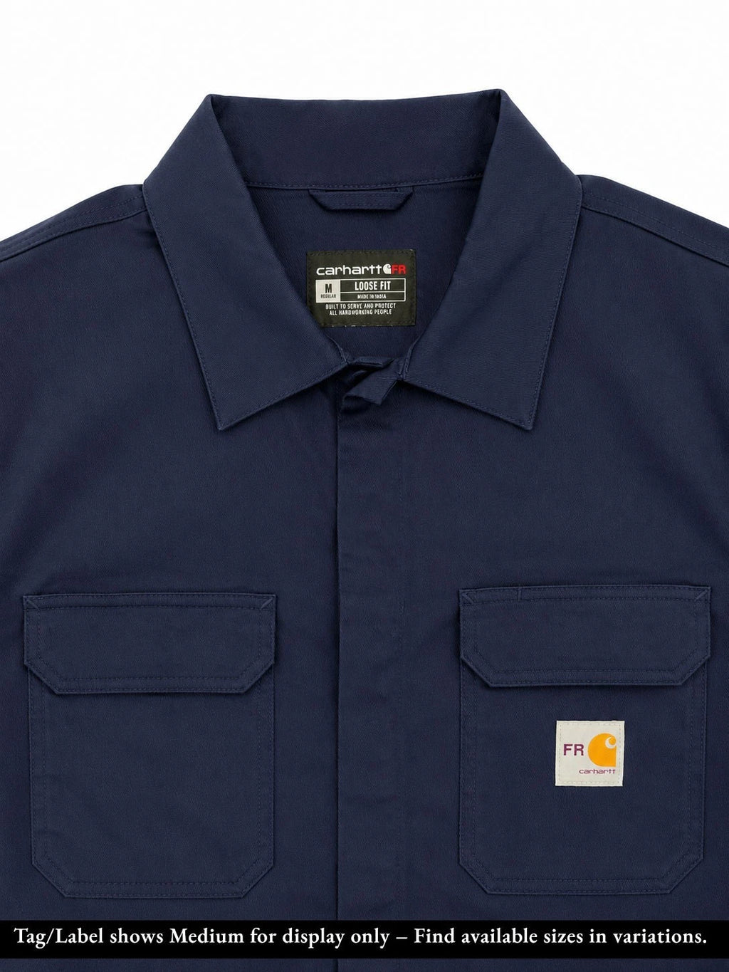 Carhartt FR Men's Navy Loose Fit Flame Resistant Twill Coverall (S02)