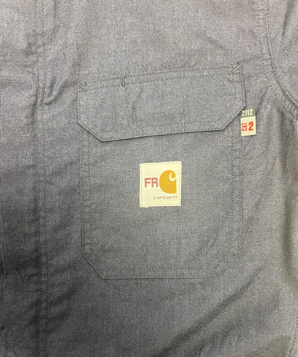Carhartt FR Men's Grey Coat Flame Resistant Full Swing Quick Duck Jacket (S56)