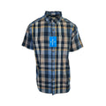 Columbia Men's Collegiate Navy Multi Plaid Rapid Rivers II S/S Shirt (462)
