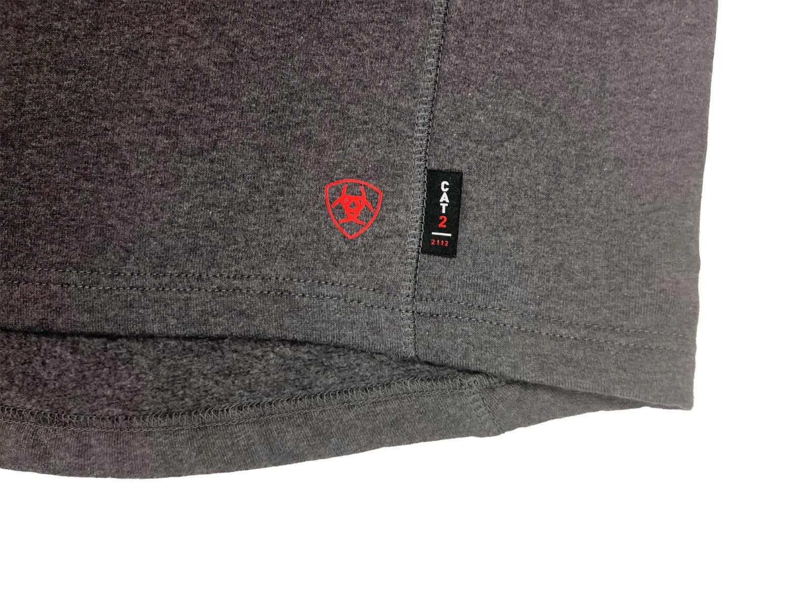 Ariat FR Men's Charcoal Hoodie 1/4 Zip Pullover Sweatshirt (S67)