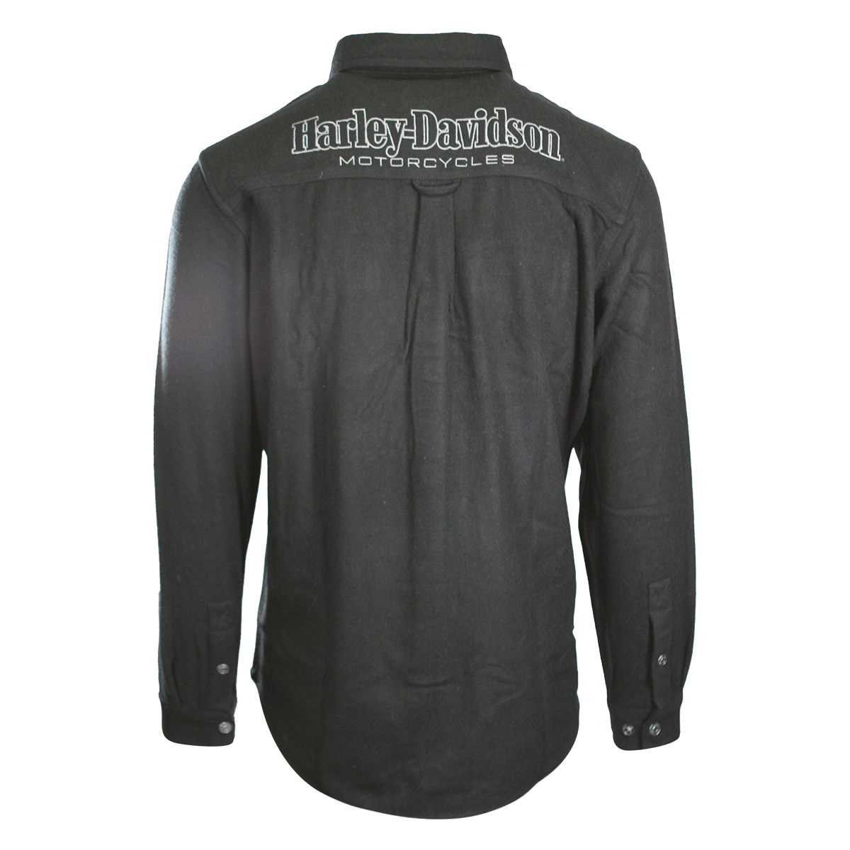 HD Branded Men's Shirt Black Beauty Shadow Long Sleeve Woven (S61)
