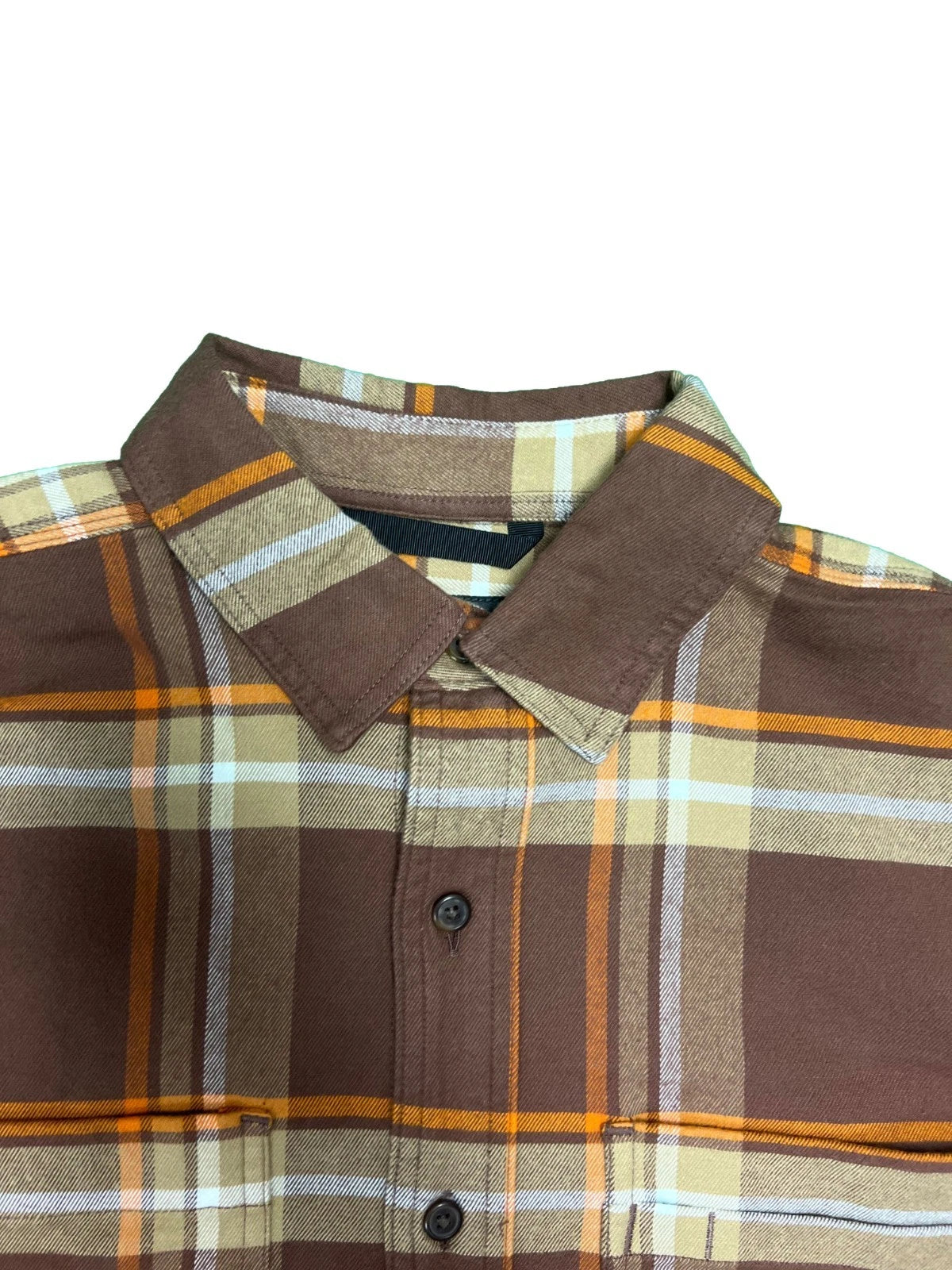 Carhartt Men's Chestnut Plaid Shirt Rugged Flex Relaxed Fit L/S (S357)
