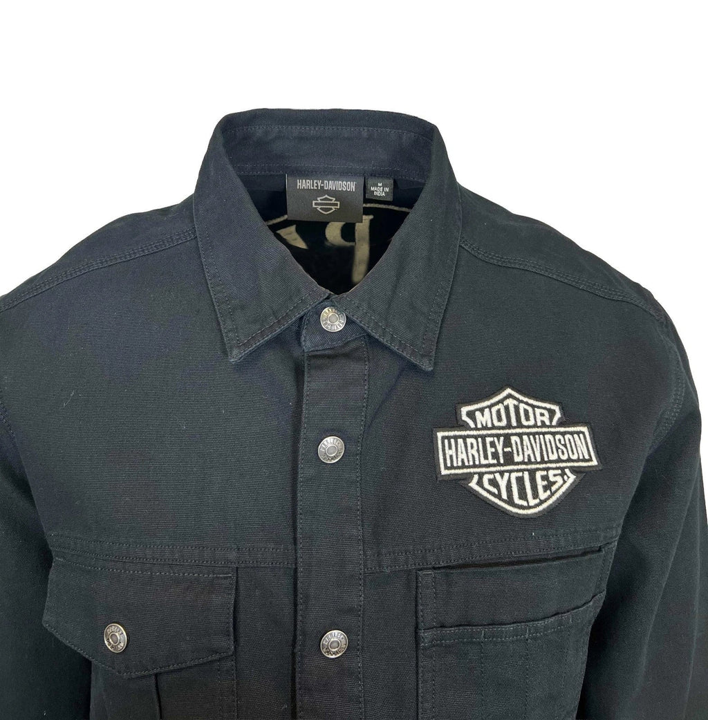 HD Branded  Men’s Black Shirt Spirit of Freedom Long Sleeve (355)