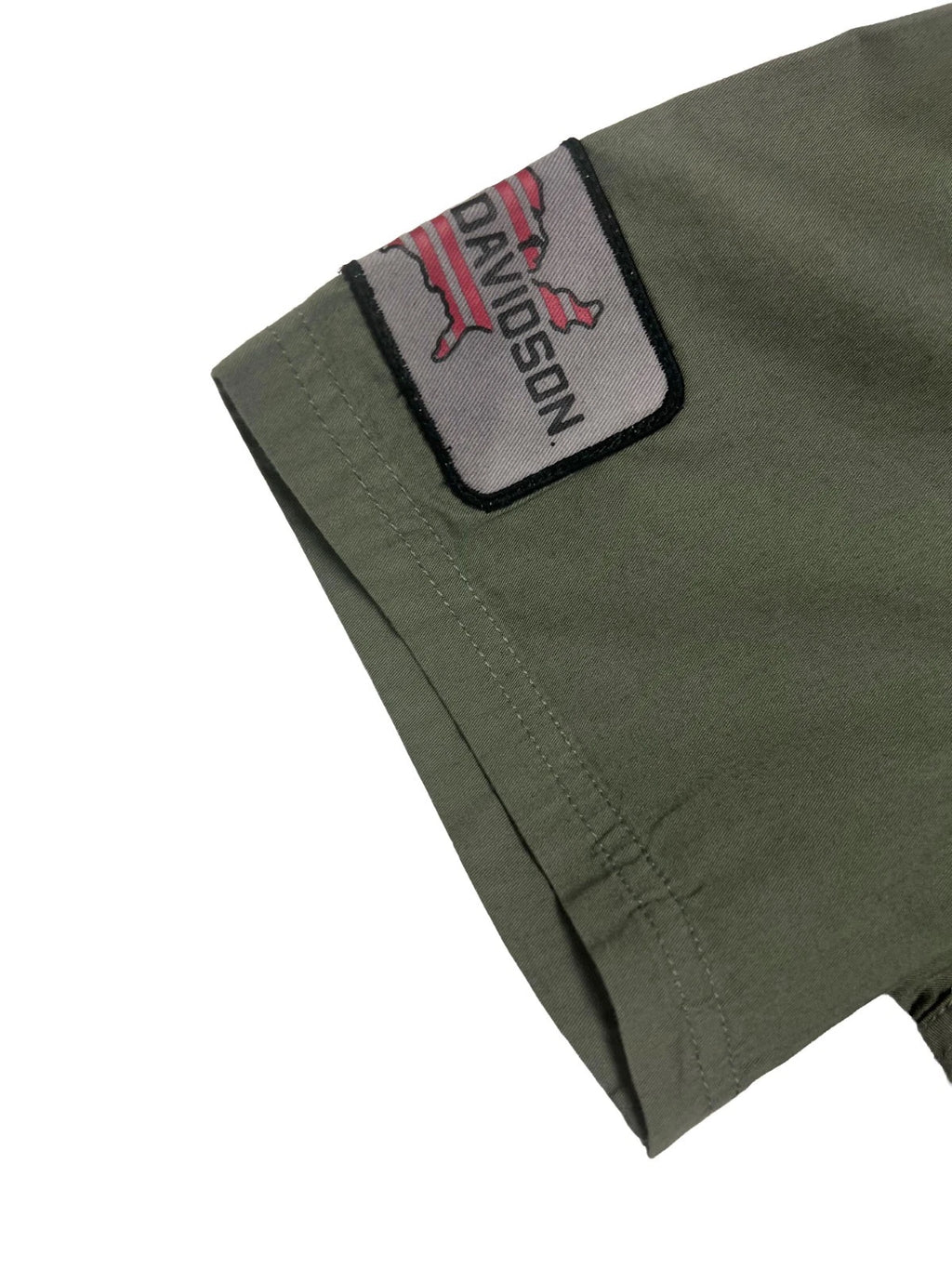 HD Brand Men's Mechanics Green Shirt V-Twin Equipped Solid S/S (S72)