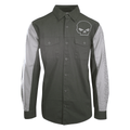 HD Branded Men's Shirt Black Beauty Willie G Skull Viper L/S (S63)