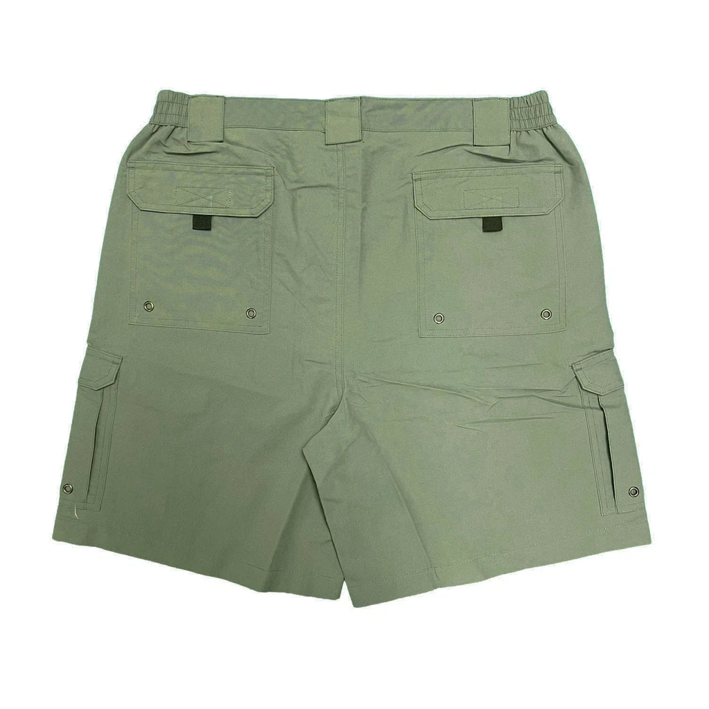 Bimini Bay Outfitters Men's Green Short Boca Grande II Fishing (S09)