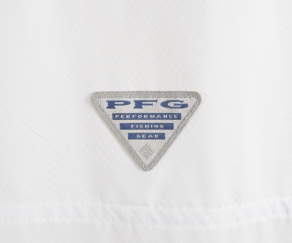 Columbia Men's White Shirt Georgia Bulldogs PFG Slack Tide Omni-Shade (107)