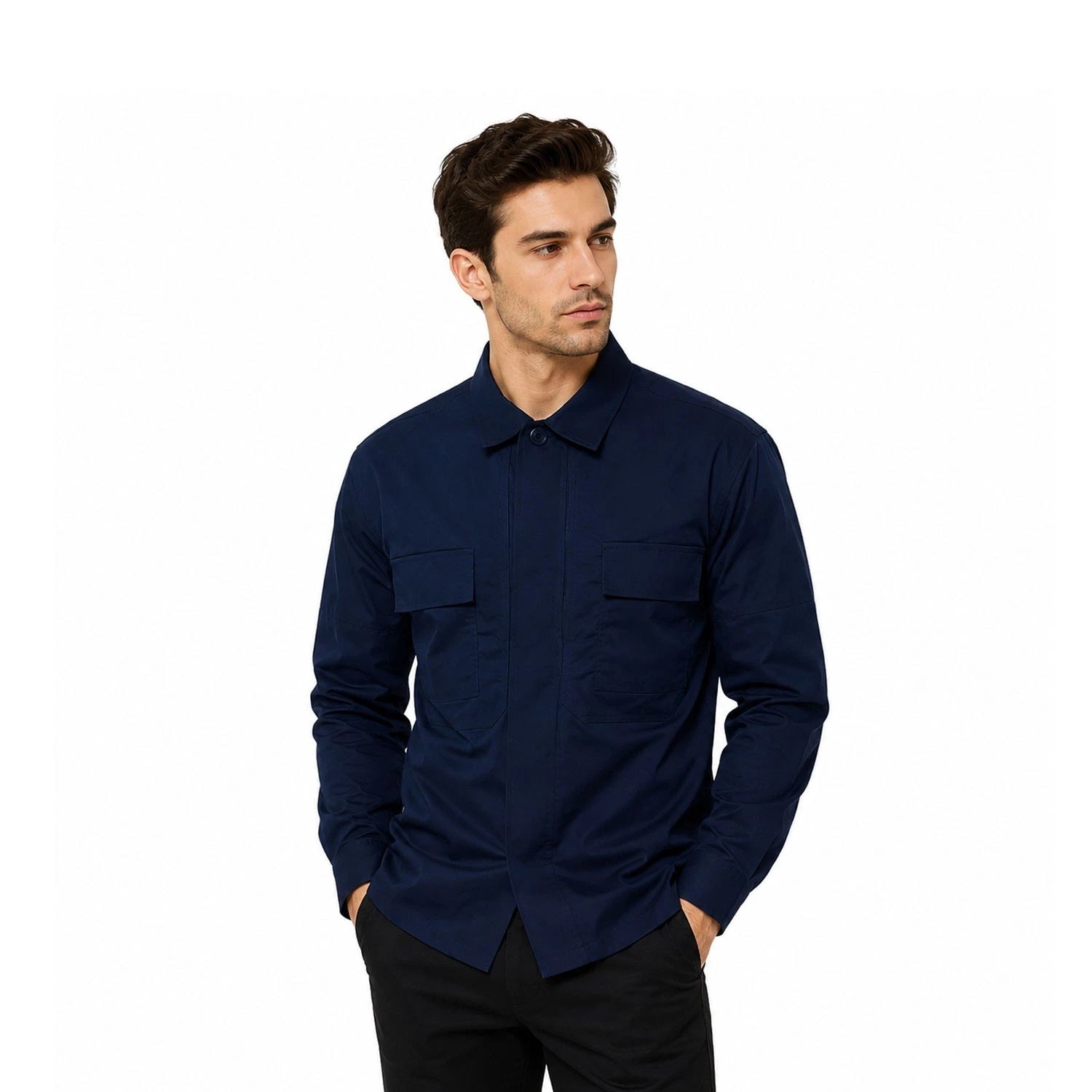 5.11 Tactical Men's Navy Shirt Flexlite Pro Long Sleeve (S03)