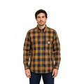 Carhartt FR Men's Brown Force Rugged Flex Original Fit Twill Plaid L/S (S364)