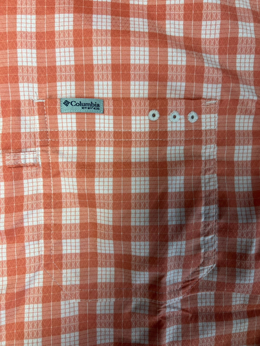 Columbia Men's Shirt PFG Super Slack Tide Camp Palaka Plaid Short Sleeve