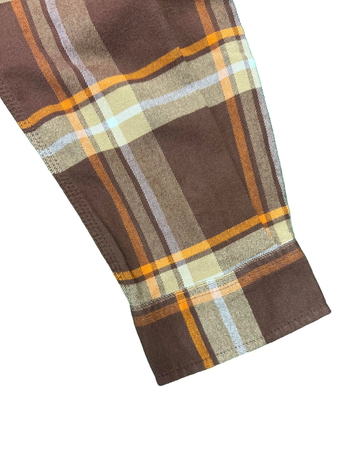 Carhartt Men's Chestnut Plaid Shirt Rugged Flex Relaxed Fit L/S (S357)