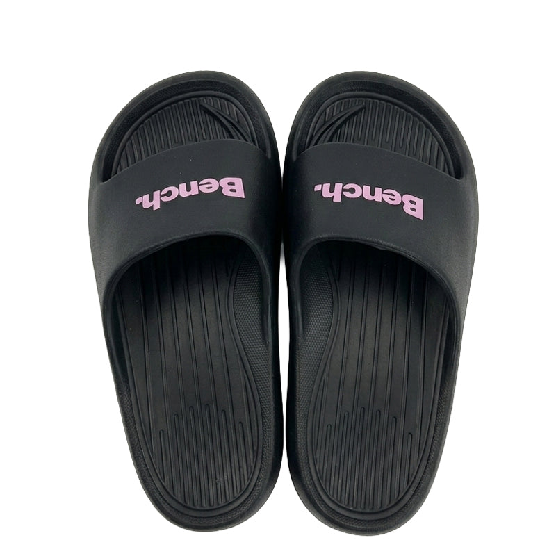 Bench Girl's Soft Comfort Black Slides
