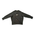 HD Branded Women's Black Sweatshirt Distressed Crewneck Logo Pullover (S02)