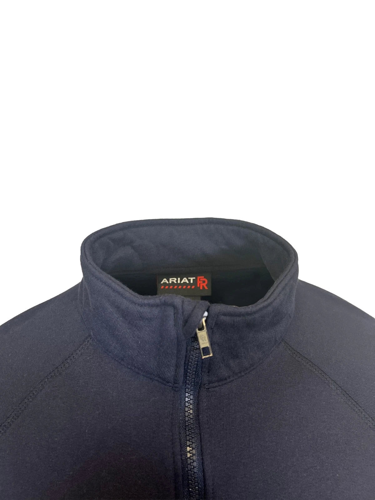 Ariat FR Men's Navy Hoodie 1/4 Zip Pullover Sweatshirt (S66)