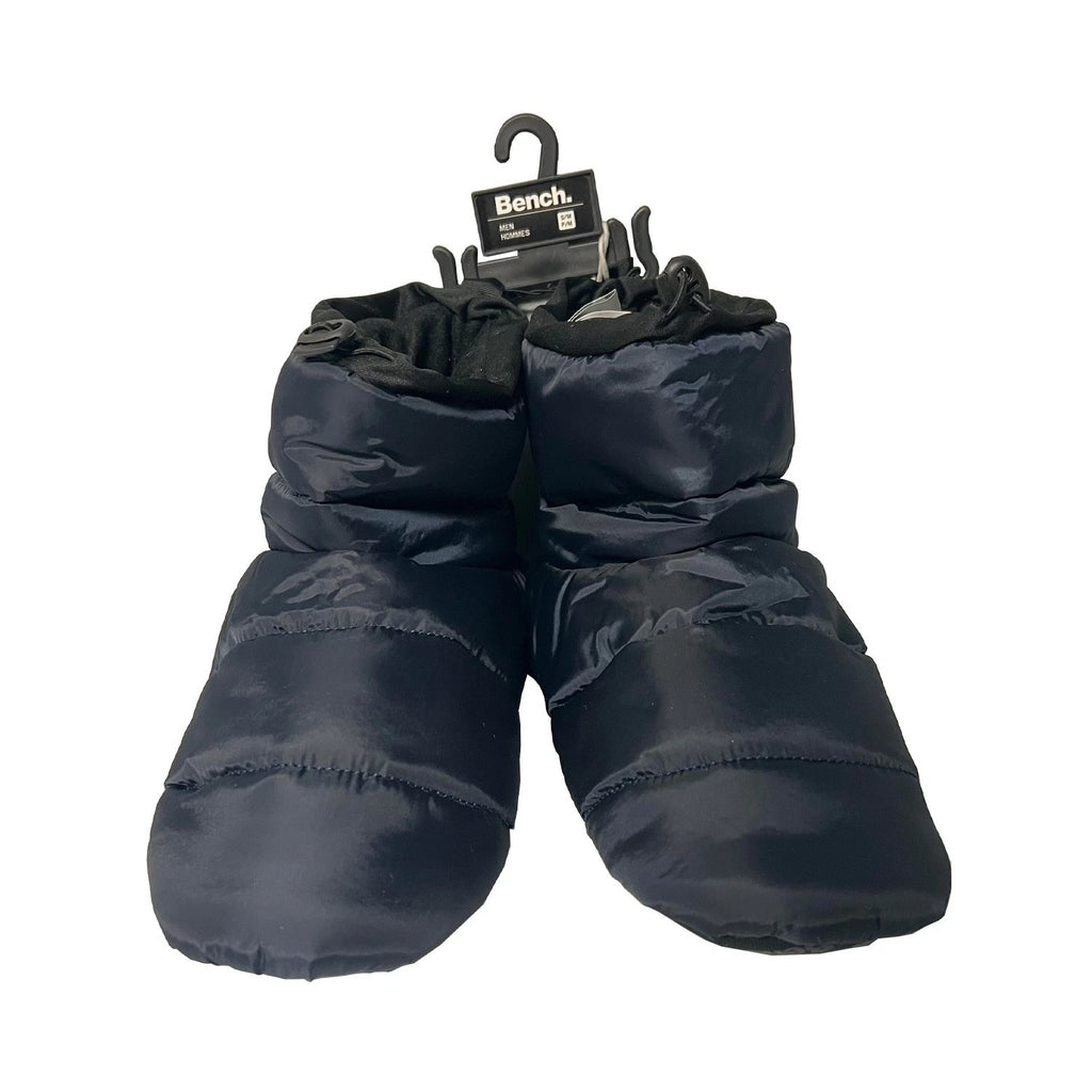 Bench Men's Navy Peacoat Puffer Slippers Indoor FiberFill (S04)