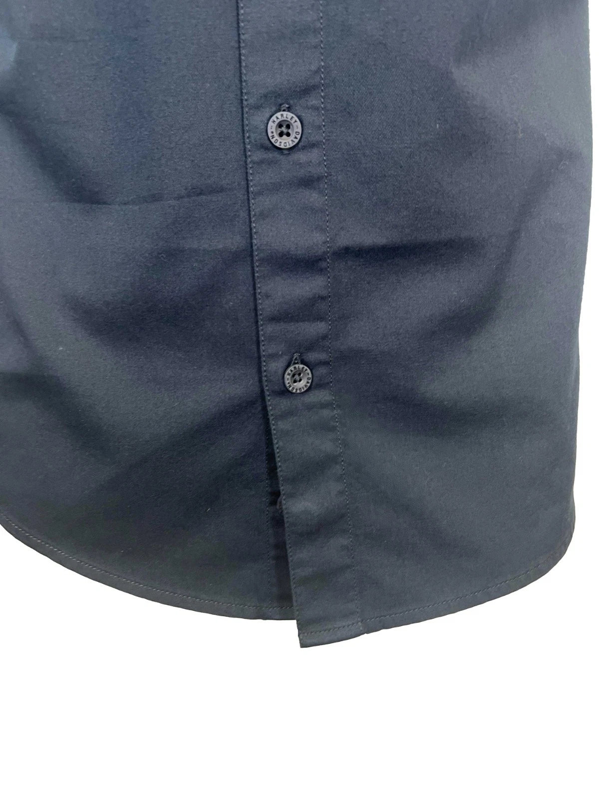 HD Brand Men's Black Shirt Orange Stacked Bar & Shield Colorblock (S350)