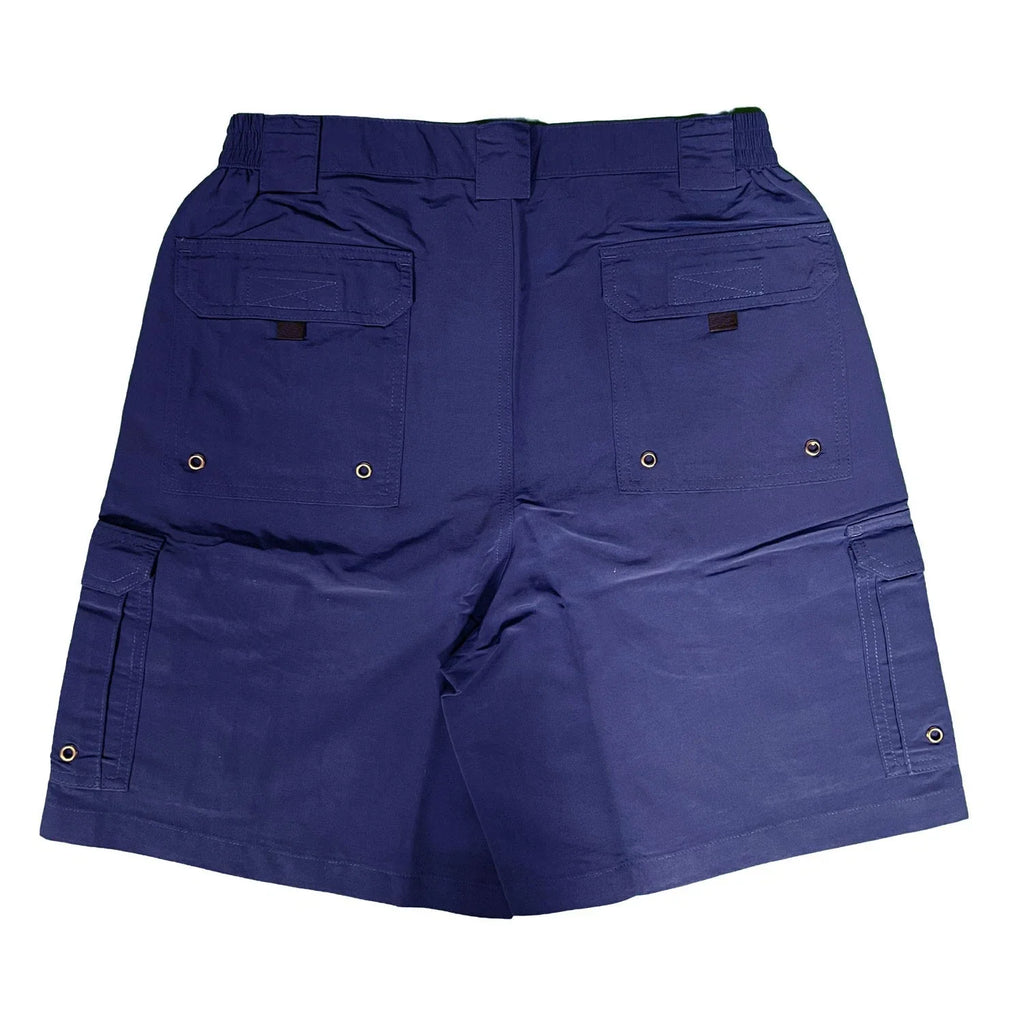 Bimini Bay Outfitters Men's Navy Blue Short Boca Grande II Fishing (S06)