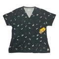 Carhartt Women's Scrub Force Pocket Rugged Flex V-Neck Print Top D Ring (M03)