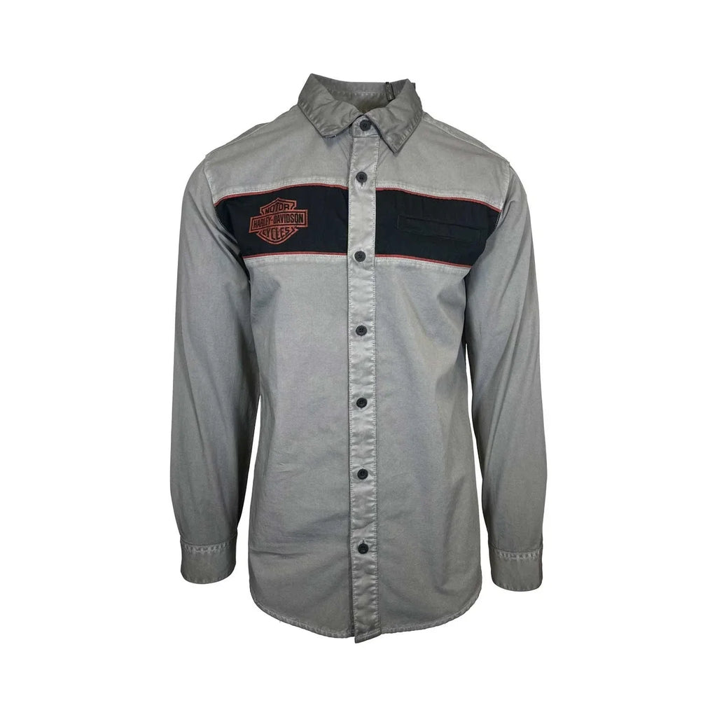 HD Branded Men's Blackened Pearl Shirt Iron Bond Copperblock L/S (356)