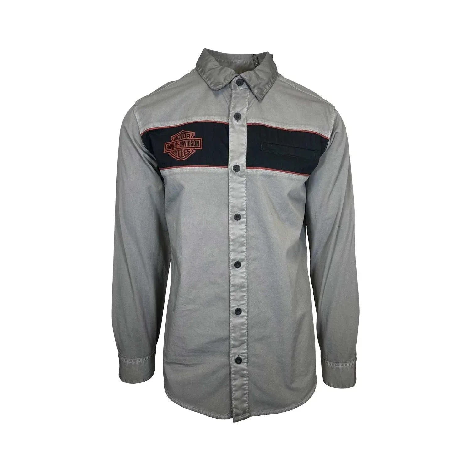 HD Branded Men's Blackened Pearl Shirt Iron Bond Copperblock L/S (356)