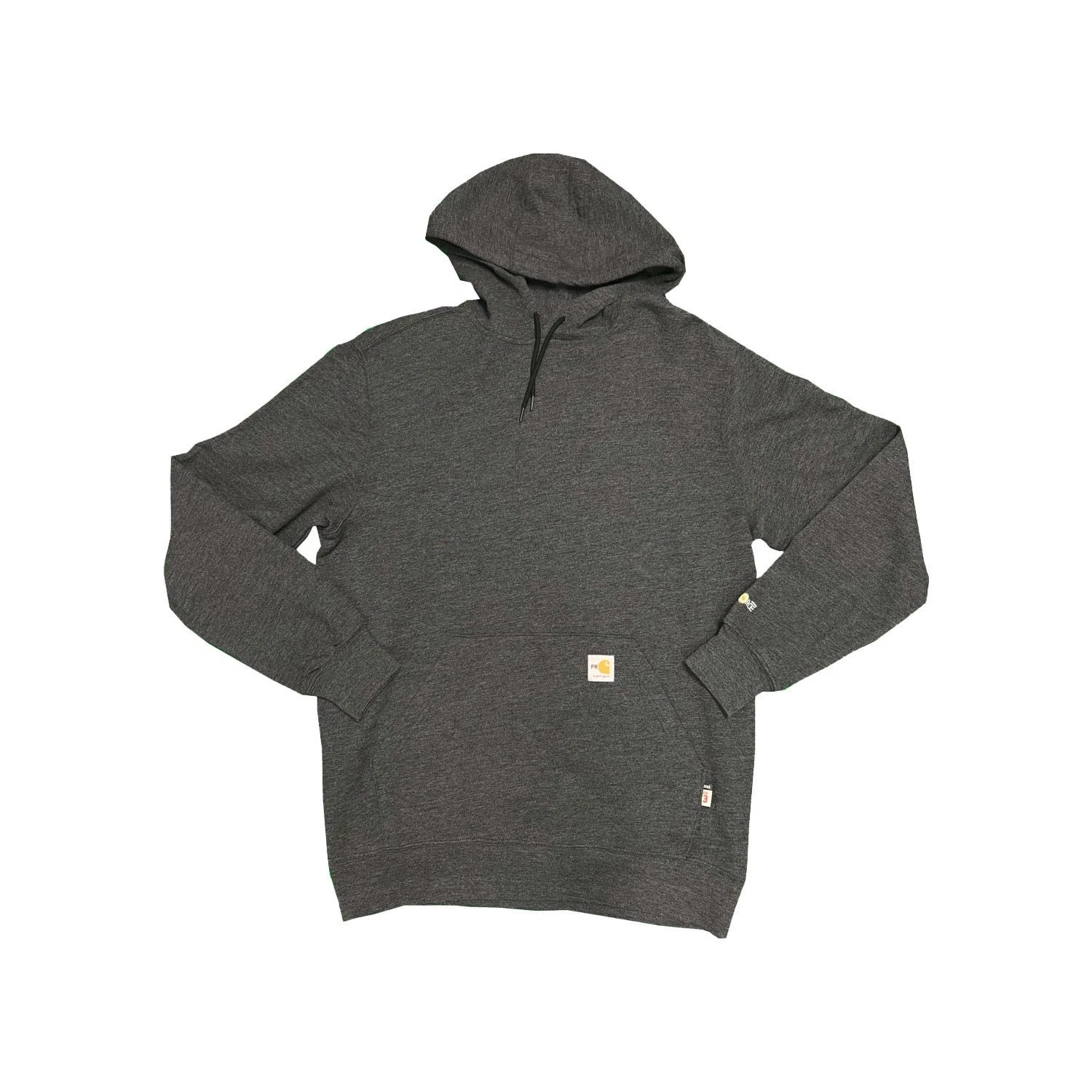 Carhartt FR Men's Carbon Heather Sweatshirt Midweight Hooded Pullover (S43)